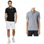 BOSS Herren Paddy Poloshirt aus Bio-Baumwolle mit kontrastfarbenen Logo-Details Weiß L