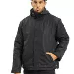 Windbreaker Frontzip - Schwarze Jacke für Damen