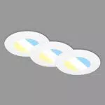 BRILONER LED Einbaulampe Badezimmer IP44 dimmbare Deckenspots 4,9 Watt