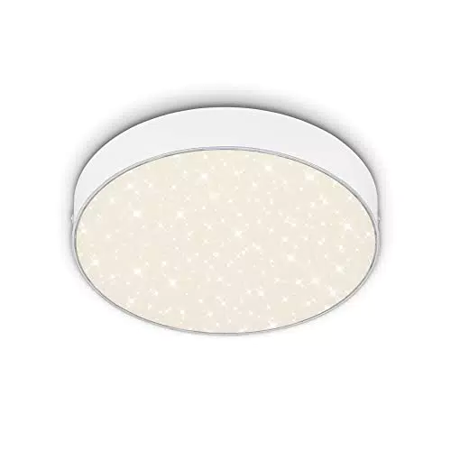 BRILONER - LED Deckenlampe mit Sternendekor, LED Deckenleuchte rahmenlos