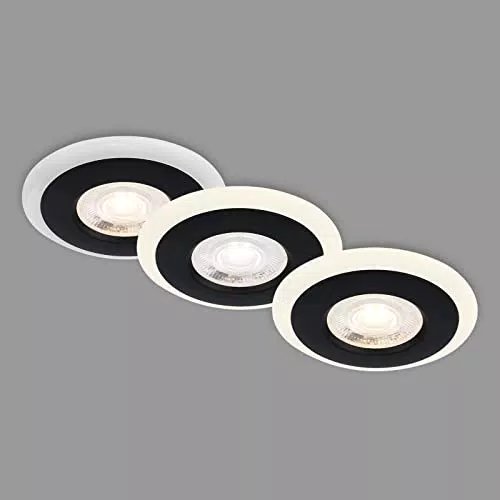 BRILONER LED Einbauleuchten Decke flach, Einbaustrahler IP44 für Bad
