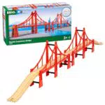 BRIO Hängebrücke für Holzeisenbahnen – Spielzeug empfohlen für Kinder ab 3 Jahren