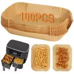 BYKITCHEN Backpapier für Ninja AF300EU AF400EU Heißluftfritteuse und Princess Air Fryer