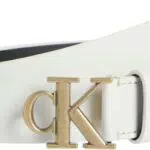 Calvin Klein Gürtel Monogram Plaque Buckle 3,0 cm Ledergürtel