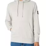 Calvin Klein Jeans Herren Hoodie Badge mit Kapuze