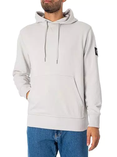 Calvin Klein Jeans Herren Hoodie Badge mit Kapuze
