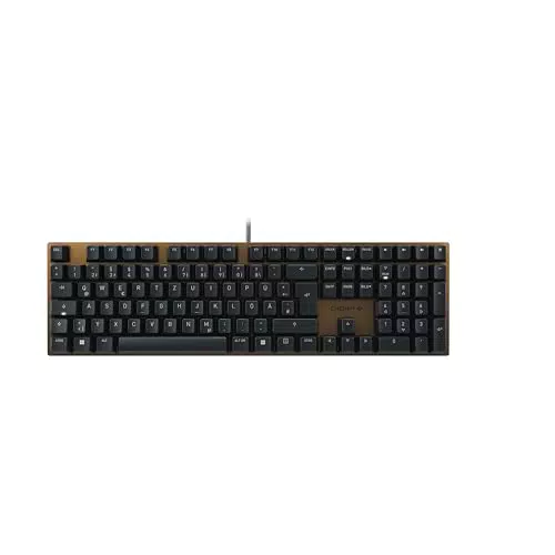 Cherry KC 200 MX Mechanische Office-Tastatur mit QWERTZ Layout, Kabelgebunden, Silent Red Switches