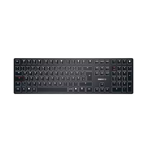 CHERRY KW X ULP - Ultra flache mechanische High-End-Tastatur, QWERTZ, kabellos, multi-device