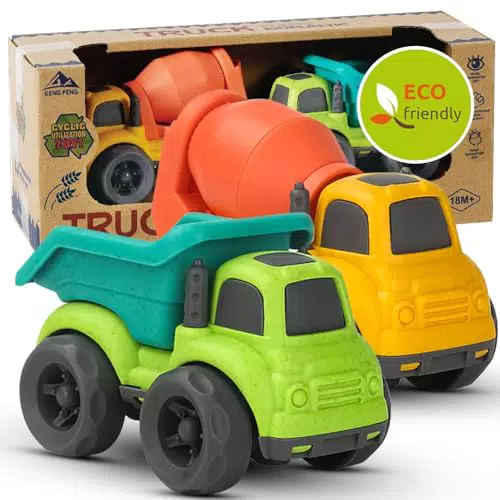 Cicili LKW Spielzeug für Kinder ab 1 Jahr - Nachhaltiges Sandspielzeug