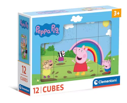 Clementoni Peppa Pig Puzzle für Kinder ab 3 Jahren - Geschicklichkeitsspiel 41195
