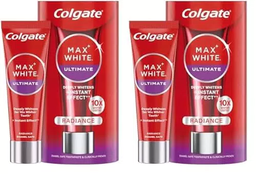 Colgate Max White Ultimate Radiance Zahnpasta - Entfernt Verfärbungen