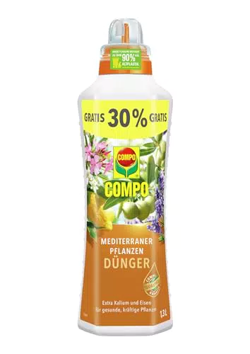 COMPO Mediterraner Pflanzendünger – Flüssigdünger für mediterrane Pflanzen