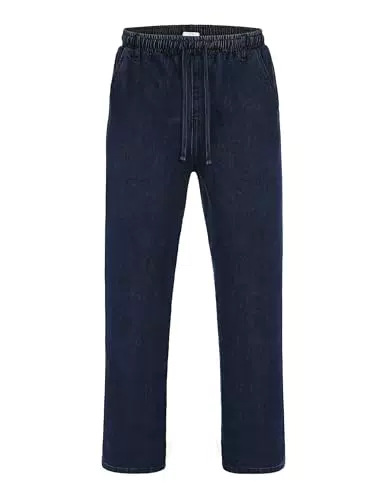 COOFANDY Herren Stretch-Denim Jeans Schlupfhose Bequeme Casual Hosen