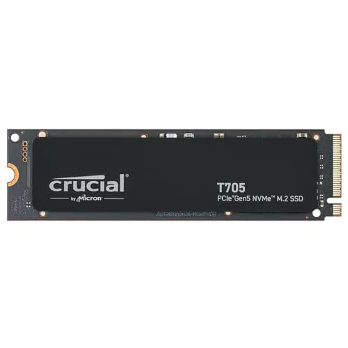 Crucial T700 2TB SSD PCIe Gen5 NVMe M.2 mit Kühlkörper und 12.400MB/s