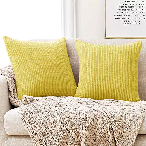 Deconovo Kissenbezug Dekokissen Zierkissenhülle Super Weich für Sofa Couch