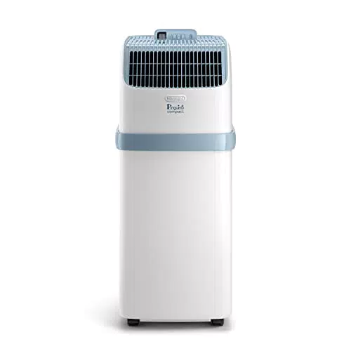 De'Longhi Pinguino PAC EL98 ECO Silent, Mobile Klimaanlage mit EcoRealFeel-Technologie für Räume bis zu 100 m