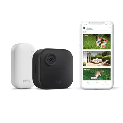 Blink Outdoor Kamera 4 – Kabellose HD-Sicherheitskamera mit Alexa und 2 Jahren Akku