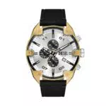 Diesel Herren Analog Quarz Uhr DZ4671 mit Lederarmband