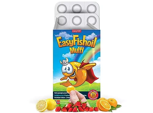 EasyFishoil Omega 3 Gelée für Kinder mit Cholin, Folsäure und Vitaminen