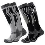 Effeet Merinowolle Skisocken für Herren und Damen - Warme gepolsterte Thermosocken