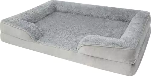 Ergonomisches ortopädisches Hundebett für große, mittlere und kleine Hunde
