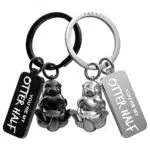 FABACH Otter Schlüsselanhänger für Paare - Liebesgeschenk für Freunde und Partner