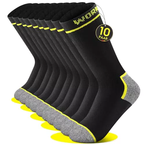 FALARY Herren Funktionssocken – Bequeme Baumwoll-Sportsocken für Freizeit und Sport