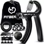 FitBeast Handtrainer Fingertrainer, Griffkraft Trainer Trainingsset - 5er-Pack