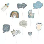 Folat 24989 Photobooth Set für Baby Shower und Babyparty