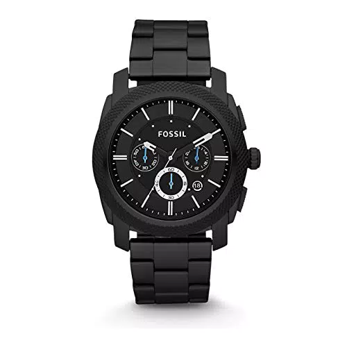 Fossil Herrenuhr mit Chronographenwerk und Edelstahlarmband