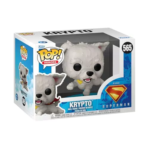 Funko Pop! Superman Krypto - Offizielle Sammelfigur für DC-Fans
