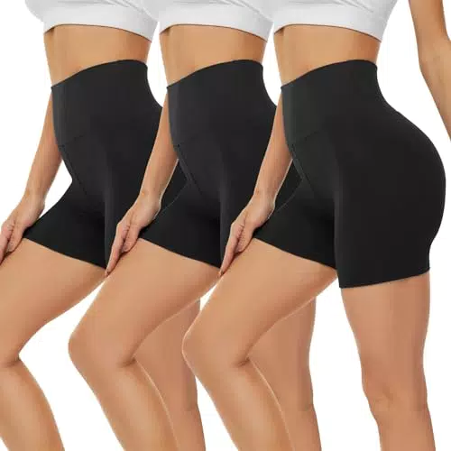 Gayhay Radlerhosen Damen - Kurze Sport Leggings Hotpants für den Sommer