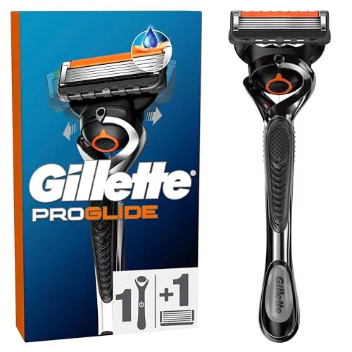 Gillette Fusion5 Proglide Rasierer mit Everglide Gleitstreifen für sanftes Gleiten