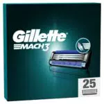 Gillette Mach3 Rasierklingen für Männer, 25 Original Gillette Ersatzklingen