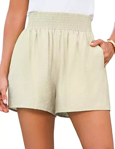 Damen A-Linien Shorts – Weite High-Rise Shorts mit Taschen von [Brand]