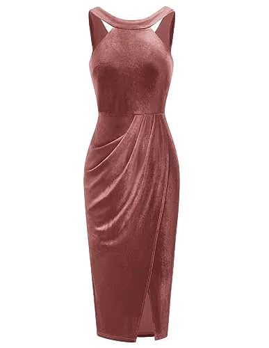 Grace Karin Bleistiftkleid aus Samt - Damen Festliches Abendkleid