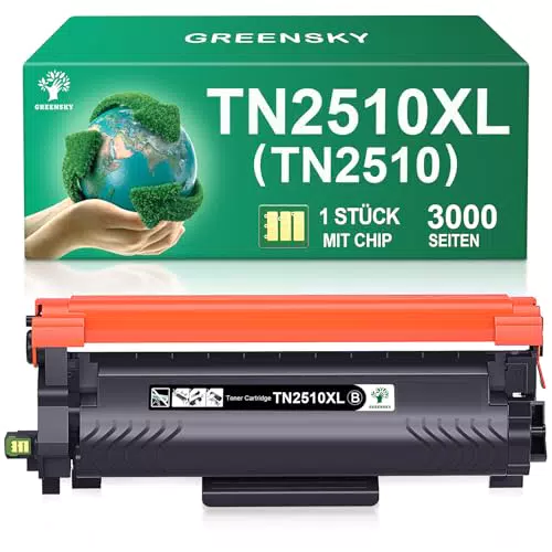 Brother TN-2510 Toner Kompatibel für HL-L2400DW DCP-L2627DW MFC-L2800DW
