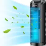 Grelife Turmventilator 7,9 m/s, leise und oszillierend für Büro und Schlafzimmer