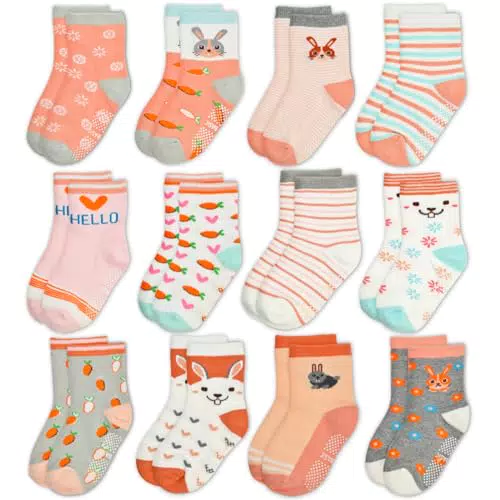 GRPSKCOS Antirutschsocken für Kinder - Rutschfeste Stoppersocken für Mädchen