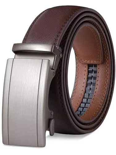 GSG Herren Gürtel 35mm - Ledergürtel ohne Löcher für Anzug und Business