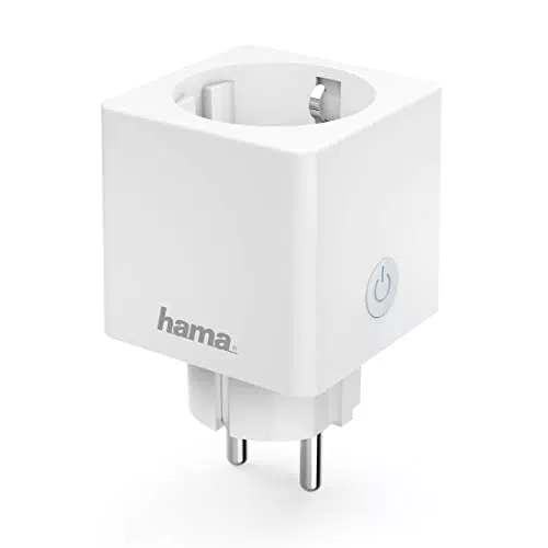 Hama WLAN Steckdose Professional, Mini Plug mit Verbrauchsmessung und App-Steuerung