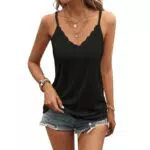 Hanaoops Damen Tank Top Ärmelloses Spaghettiträger Cami Oberteil für den Sommer