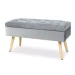 Hawthyhome Sitzbank mit Stauraum, Polsterbank für Flur, Wohnzimmer, Schlafzimmer