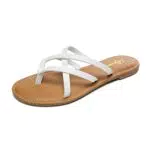 HEVA Damen Elastische Riemen Sandalen - Casual Sommer Offene Zehe