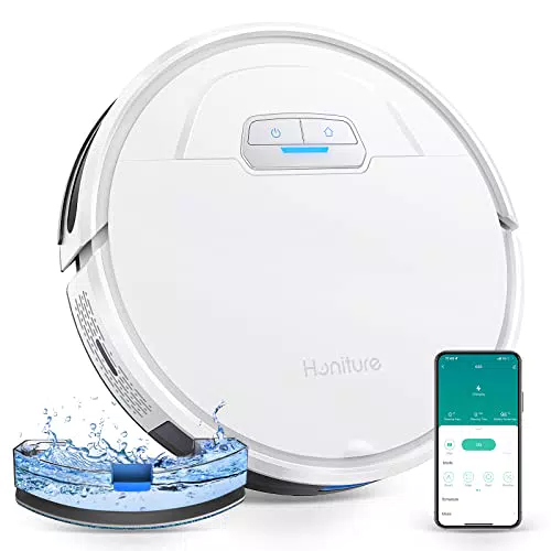 HONITURE G20 Saugroboter mit Wischfunktion – 3-in-1 für Tierhaare und Teppiche