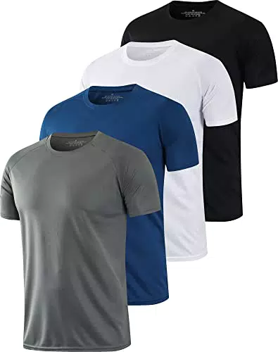 HOPLYNN Funktionsshirt Herren Kurzarm Schnelltrocknend Atmungsaktiv für Sport