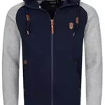Indicode Arbutus Kapuzensweatjacke für Herren - Hoodie und Kapuzenpullover