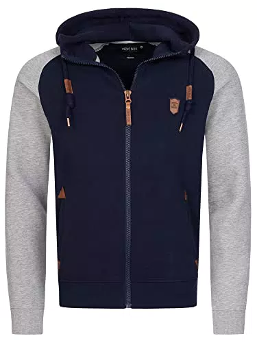 Indicode Arbutus Kapuzensweatjacke für Herren - Hoodie und Kapuzenpullover