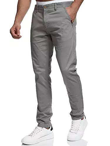Indicode Herren Chinohose Stretch | Moderne Stretchhose für Herren