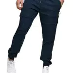 Indicode Herren Dennis Cargohose aus 98% Baumwolle mit 6 Taschen